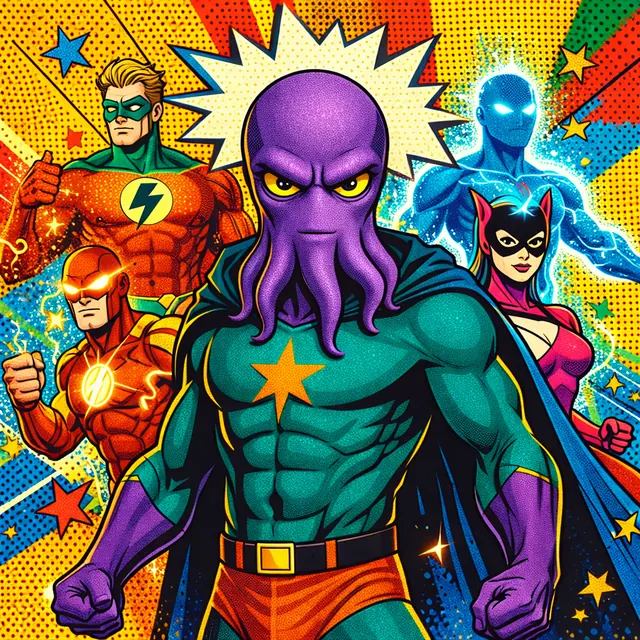 Freaky as a superhero